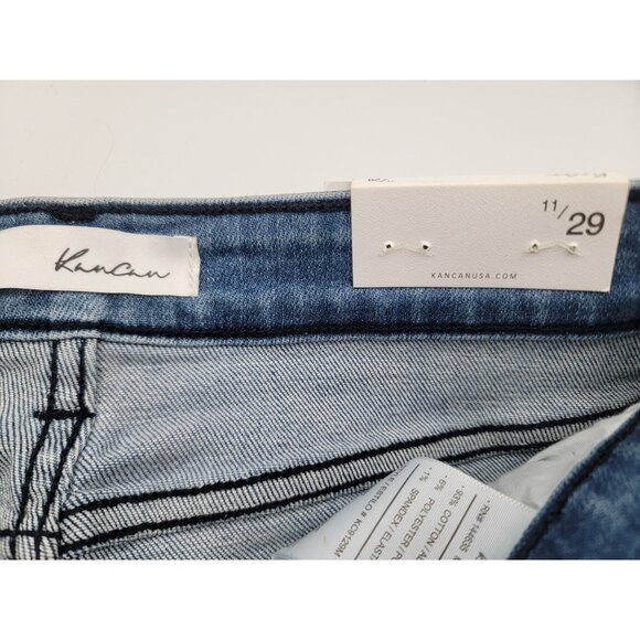 KanCan Womens Size 11/29 High Rise Super Skinny Rosie Medium Wash Button Fly - Picture 6 of 10